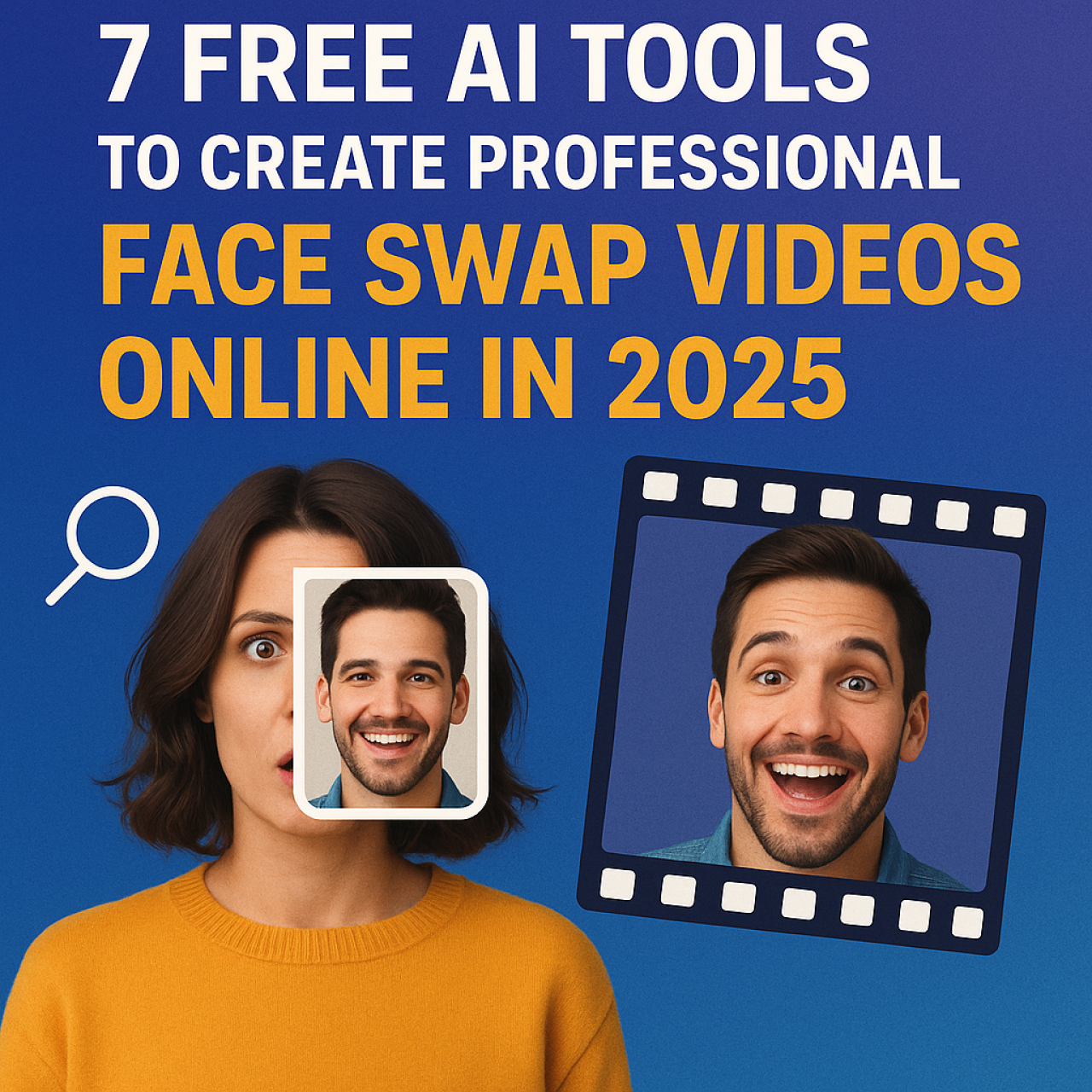 7 Free AI Tools to Create Professional Face Swap Videos Online in 2025!
