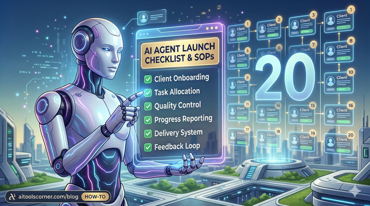 AI Agents Launch Checklist: First 20 Delivery SOPs